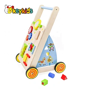 Top fashion multi-function wooden baby push walker with customize W16E143
