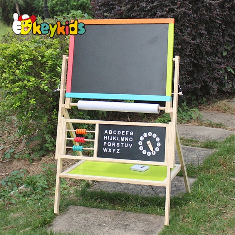 Drawing Easel Board Double-Sided Children Wooden Adjustable W12B103