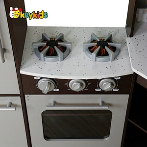 New hottest corner large wooden toy kitchen play set for children W10C607