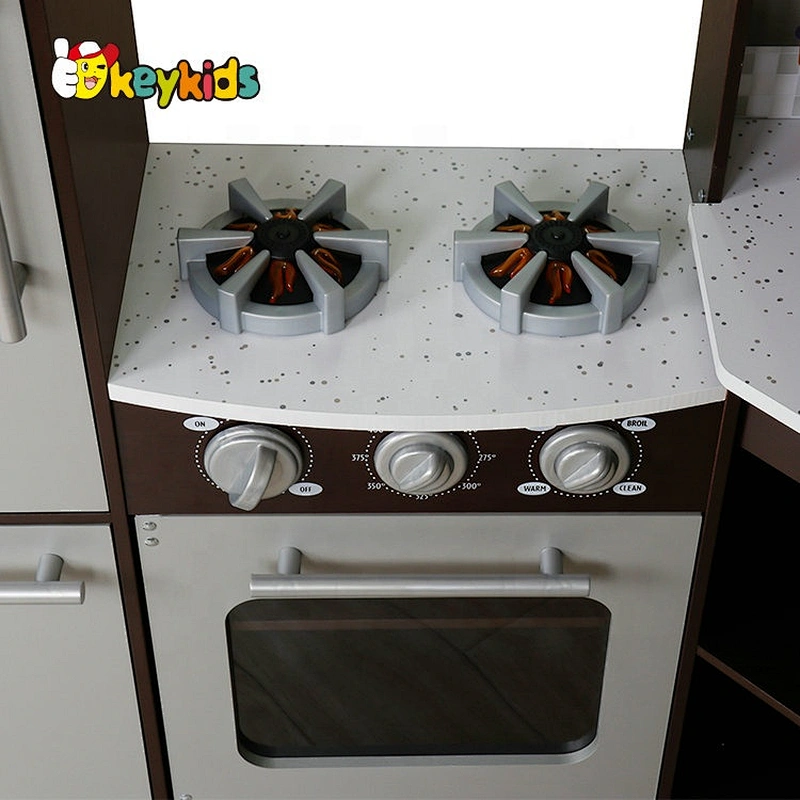 New hottest corner large wooden toy kitchen play set for children W10C607