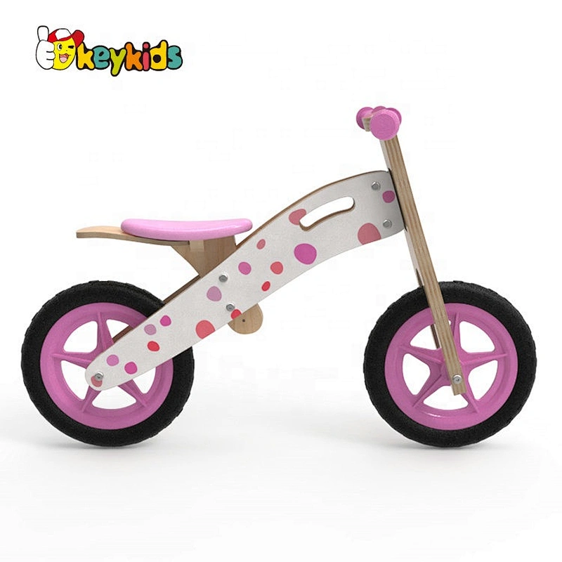 Customize mini pink wooden bicycle frame for girls W16C309H