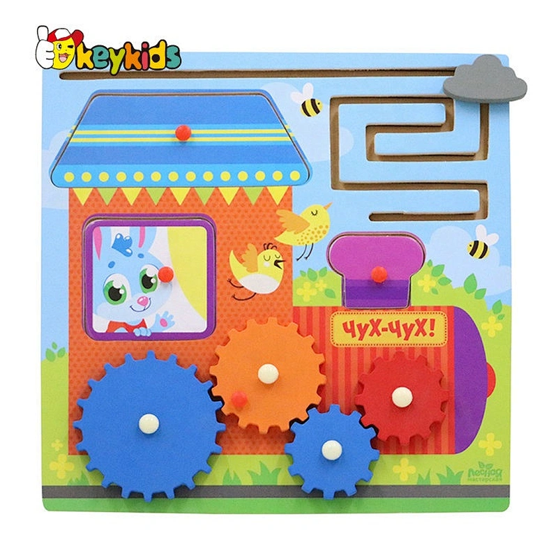 Top Sale Educational Wooden Wall Busy Board W11H068
