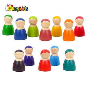 wholesale mini wooden peg people with customize W06D131