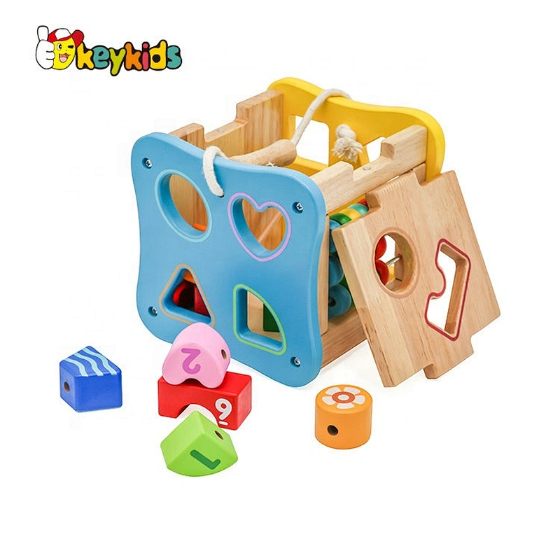 Top sale multi function education wooden activity box for kids W12D088B