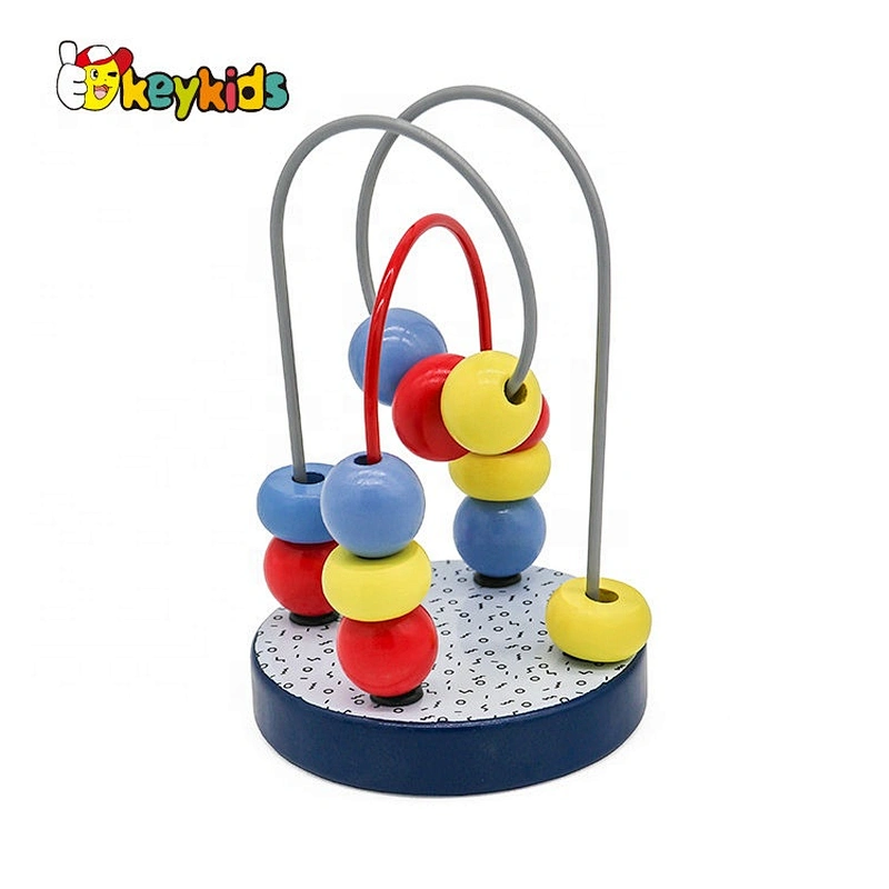 Customize Educational Preschool Activity Toys Wooden Wire And Bead W11B263