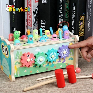 New released baby educational wooden toys for 6 month old W11G083