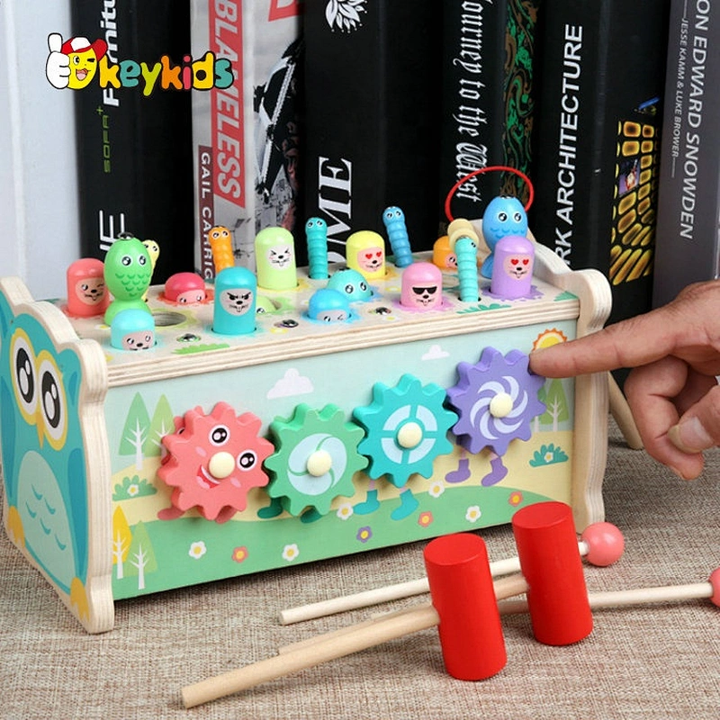 New released baby educational wooden toys for 6 month old W11G083