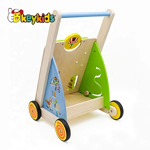 Top fashion multi-function wooden baby push walker with customize W16E143