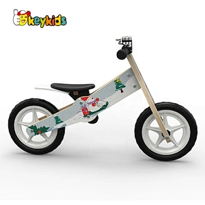 New design Christmas style wooden balance bicycle for kids W16C272