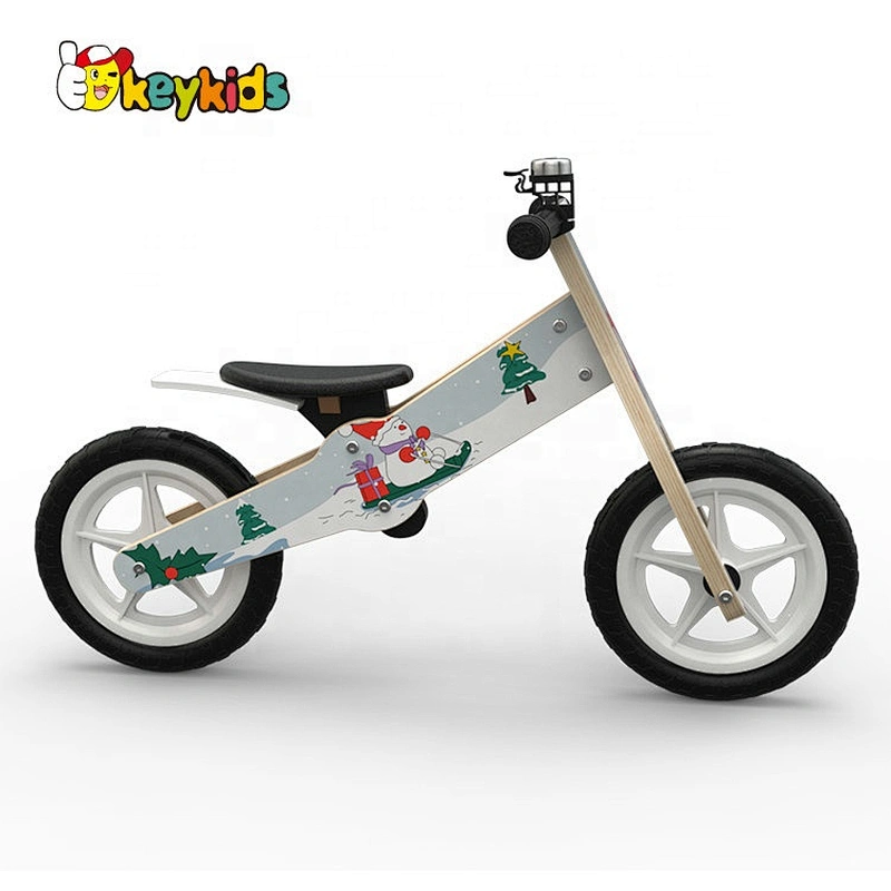 New design Christmas style wooden balance bicycle for kids W16C272
