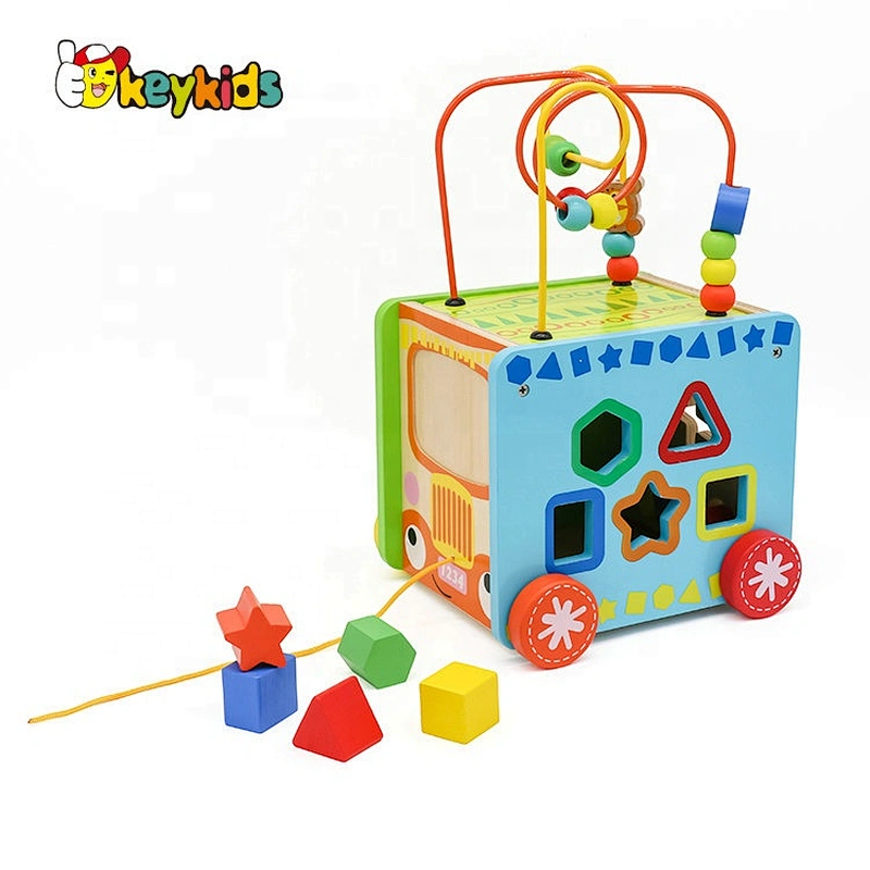 New arrival mini educational wooden baby activity box for wholesale W12D169