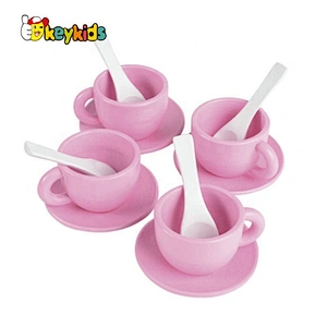 Top sale 36 PCS kids party wooden play tea set for wholesale W10B236