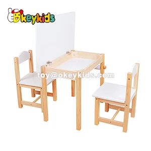 High Quality Wooden Kids Eating Table And Chairs W08G266B
