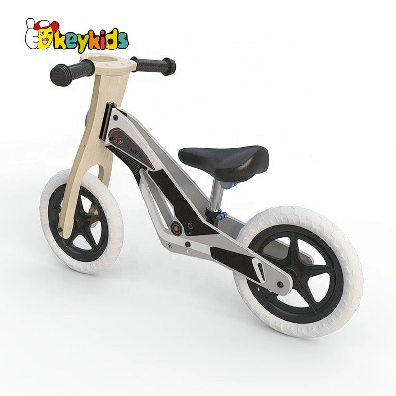 New released mini wooden black balance bike for kids W16C294