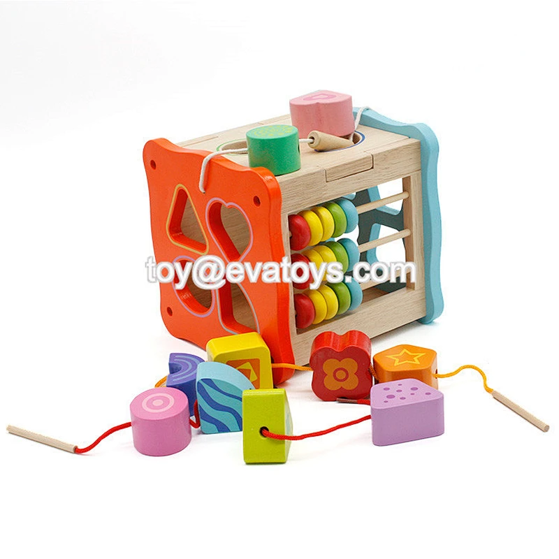 Top sale multi function education wooden activity box for kids W12D088B
