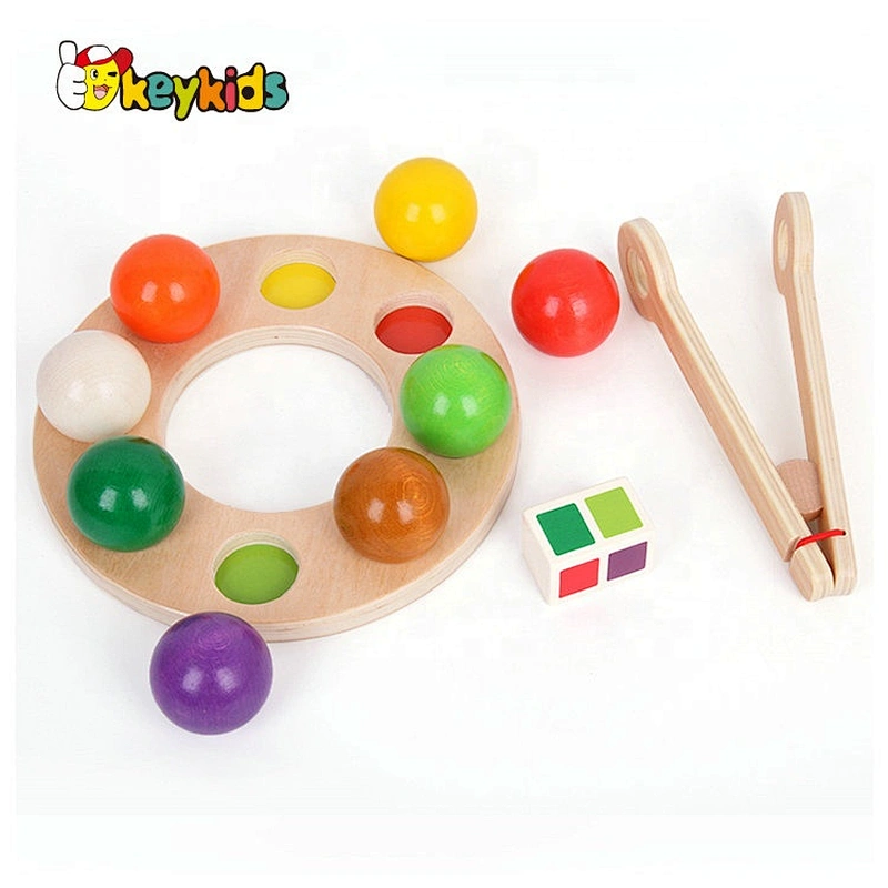 New design early development wooden shape matching toy for baby W13E096