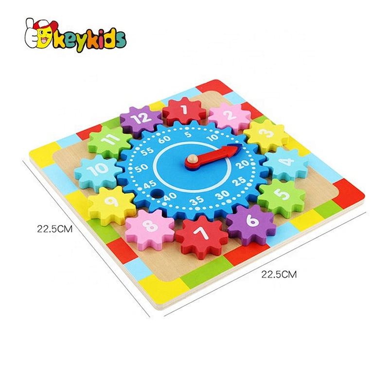 Kindergarten educational mini wooden gear toys for toddlers W14K058
