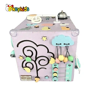 Top Sale Wooden Toddler Activity Busy Board For Wholesale W12D127