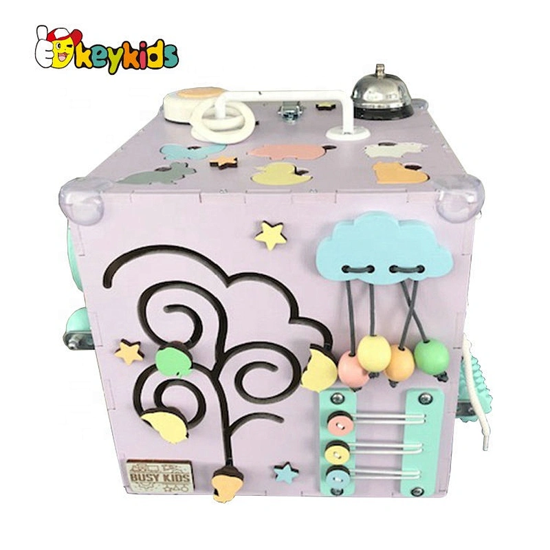 Top Sale Wooden Toddler Activity Busy Board For Wholesale W12D127