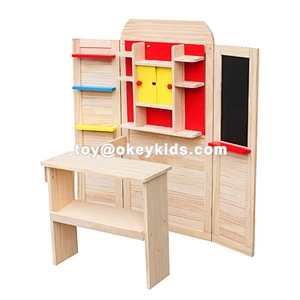 New Design Wooden Play Supermarket For Kids Pretend Play W10A096