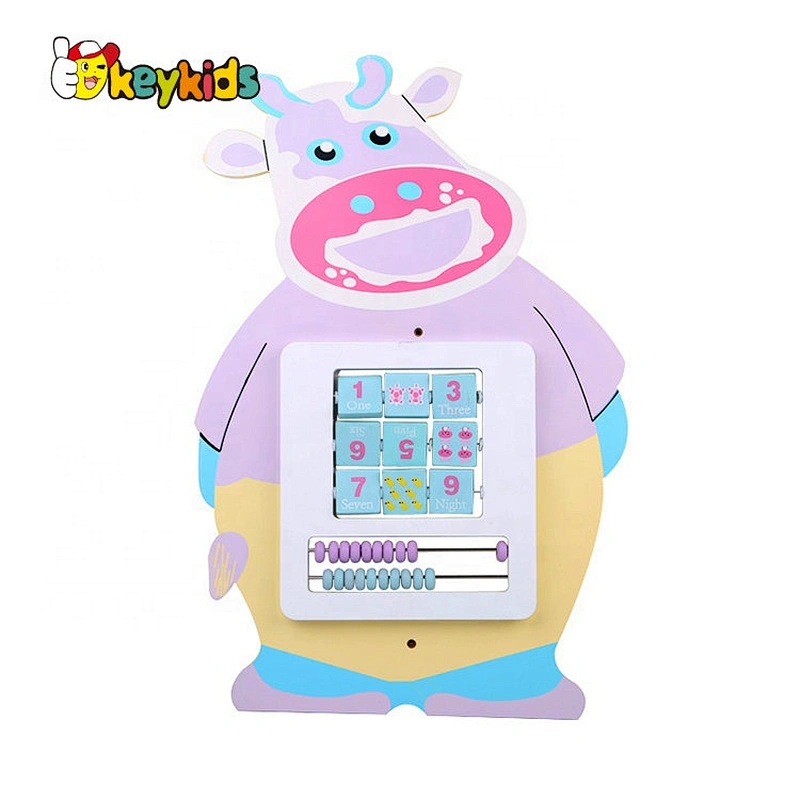 New hottest cartoon wooden kids activity board for education W12D141