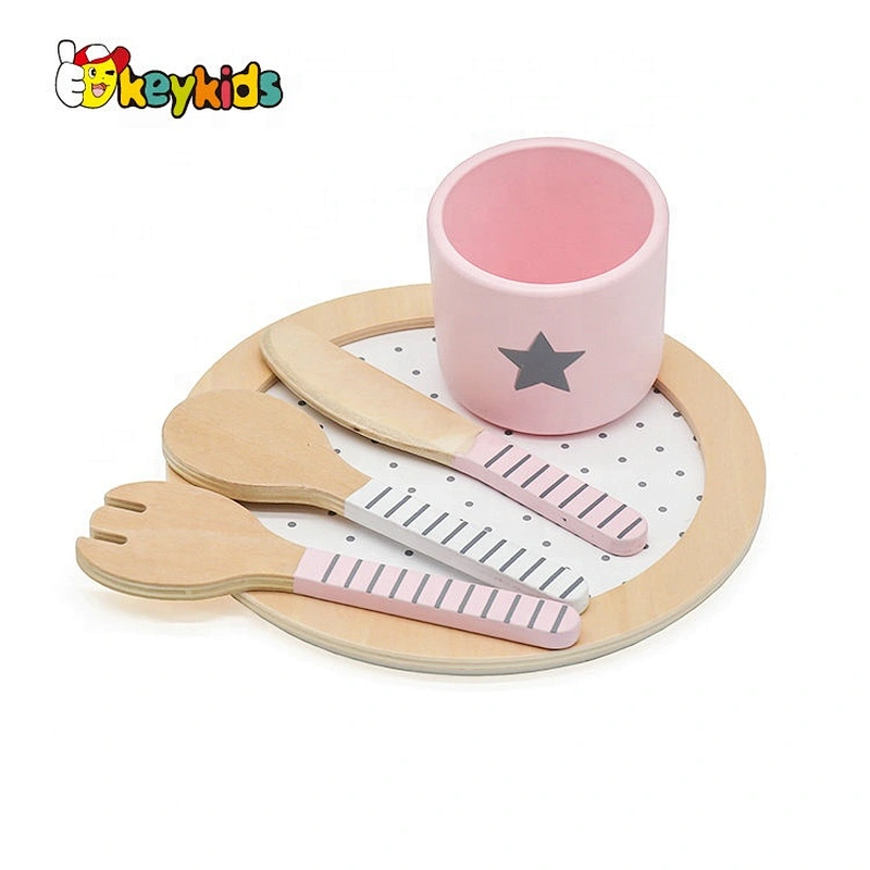 Customize pretend play wooden toy coffee cup for kids W10B319