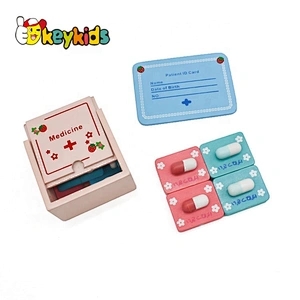 Top sale children wooden doctor toys for wholesale W10D117