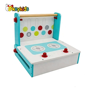 New hottest foldable tabletop wooden small toy kitchen for kids pretend W10C456
