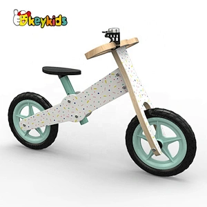 New arrival mini wooden toddler ride on bike for wholesale W16C276