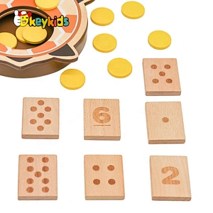 2021 New released number play wooden educational game for children W12E075