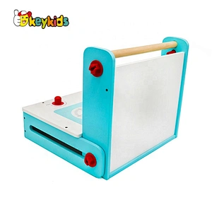 New hottest foldable tabletop wooden small toy kitchen for kids pretend W10C456