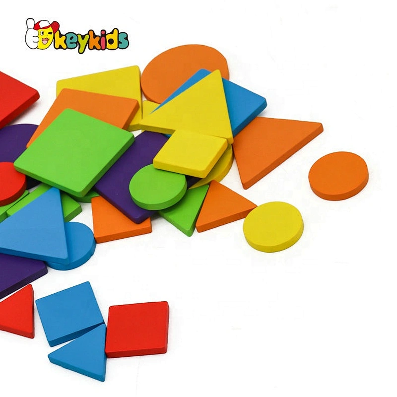 2021 Hot selling colored wooden kids learning color for education W14A247