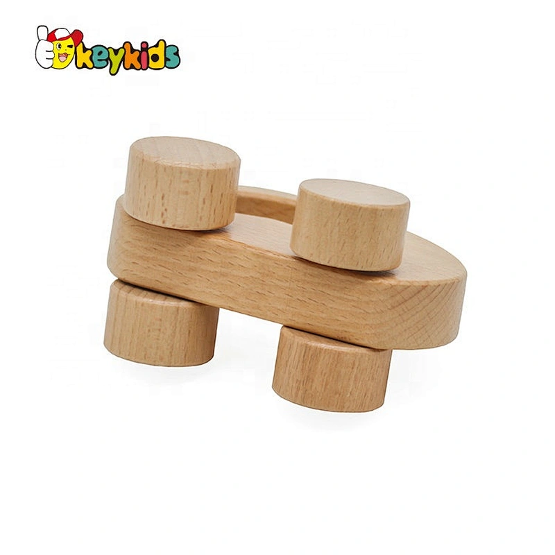 Customize kids mini natural wooden cars for toddlers W04A172D