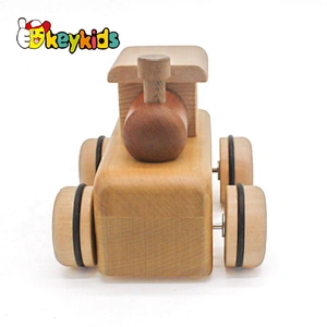 high quality small wooden toy car with music W04A390
