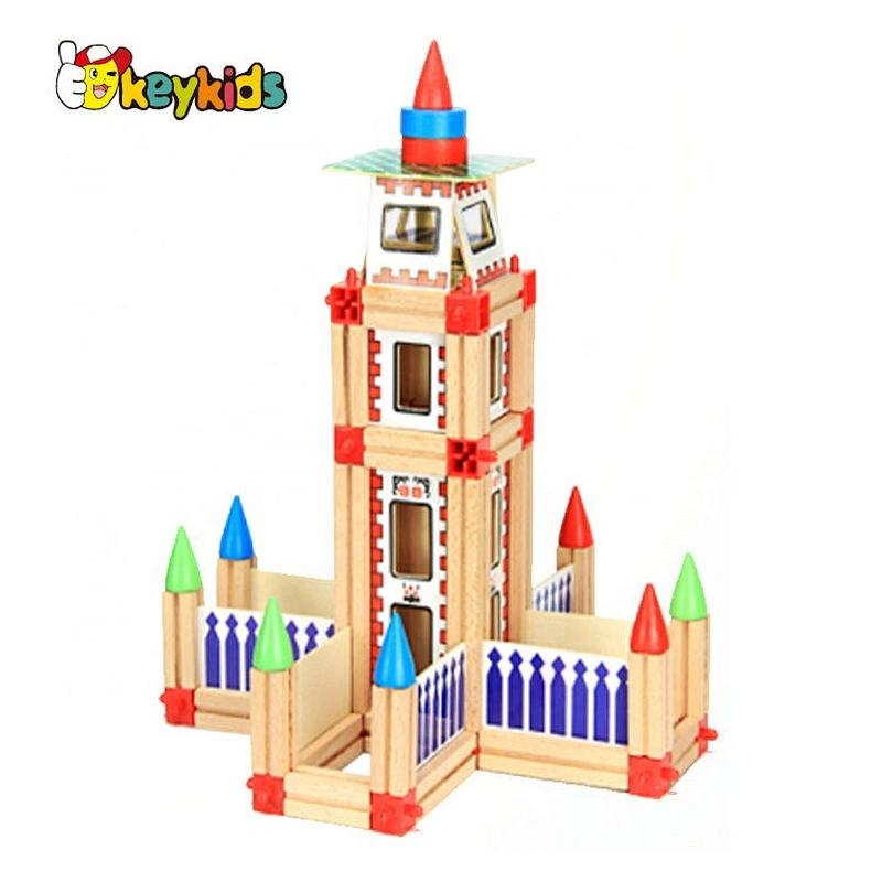 2020 New arrival educational wooden baby building blocks with customize W13A208