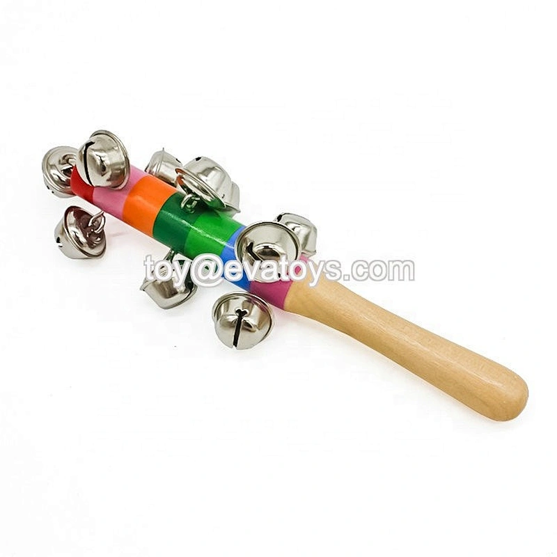 wholesale wrist wooden baby rattle toys for for the infant baby playing W07G008