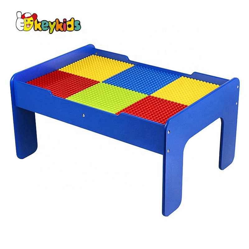 Most popular kindergarten wooden city display table for kids W08G299