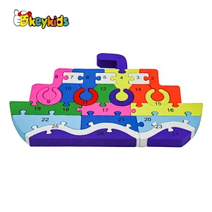 2021 New design wood mosaic puzzle for kids W14I029