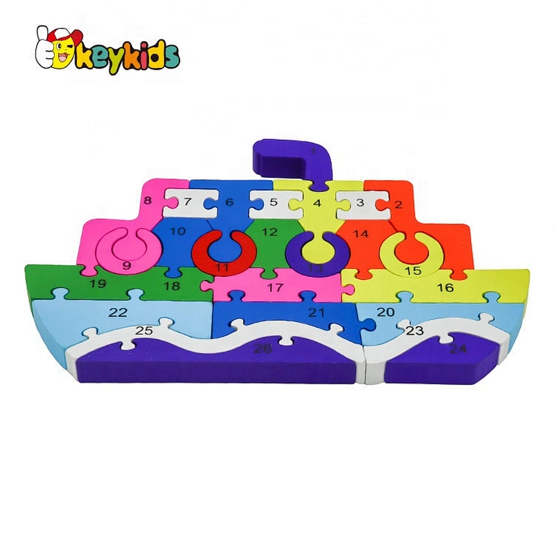 2021 New design wood mosaic puzzle for kids W14I029