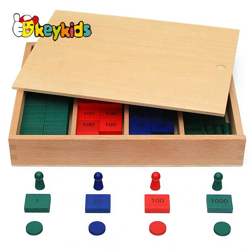 new design wooden digital educational toy for children W11A038