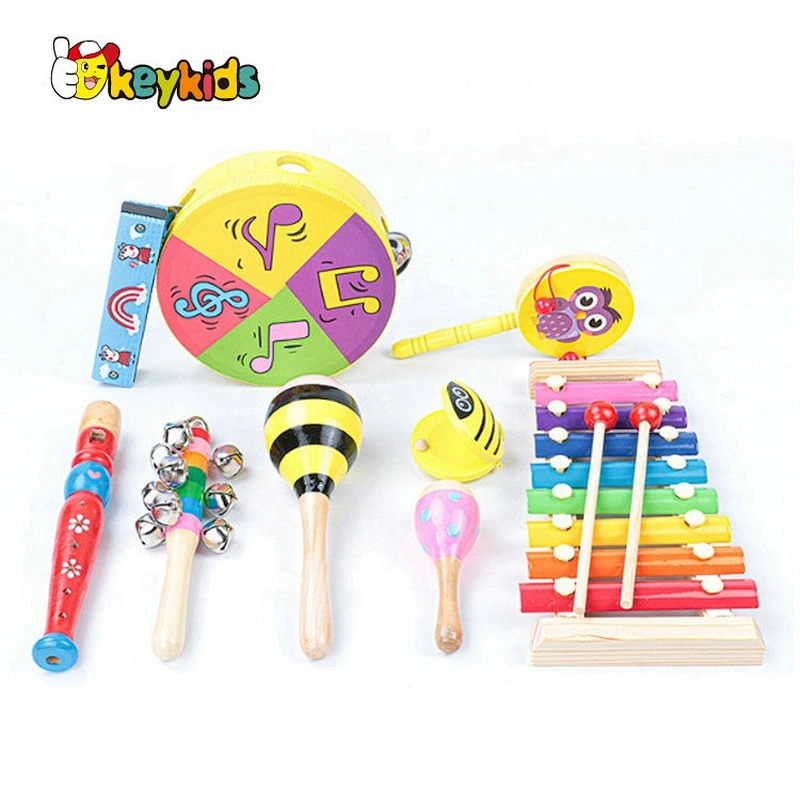 2021 New lovely musical wooden baby toy instruments for wholesale W07A175