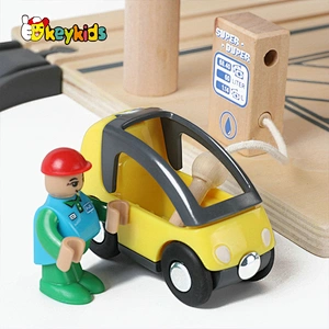 2021 New arrival mini wooden parking toy for children W04D028