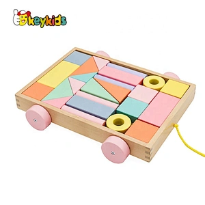 New hottest intelligence wooden construction set toys for children W13C039B