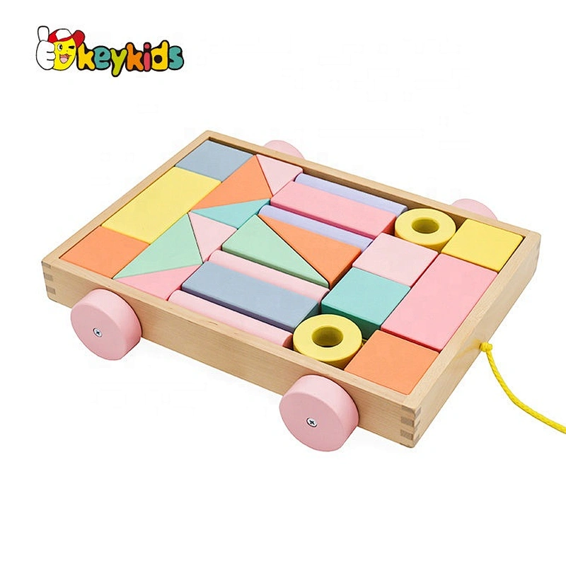 New hottest intelligence wooden construction set toys for children W13C039B