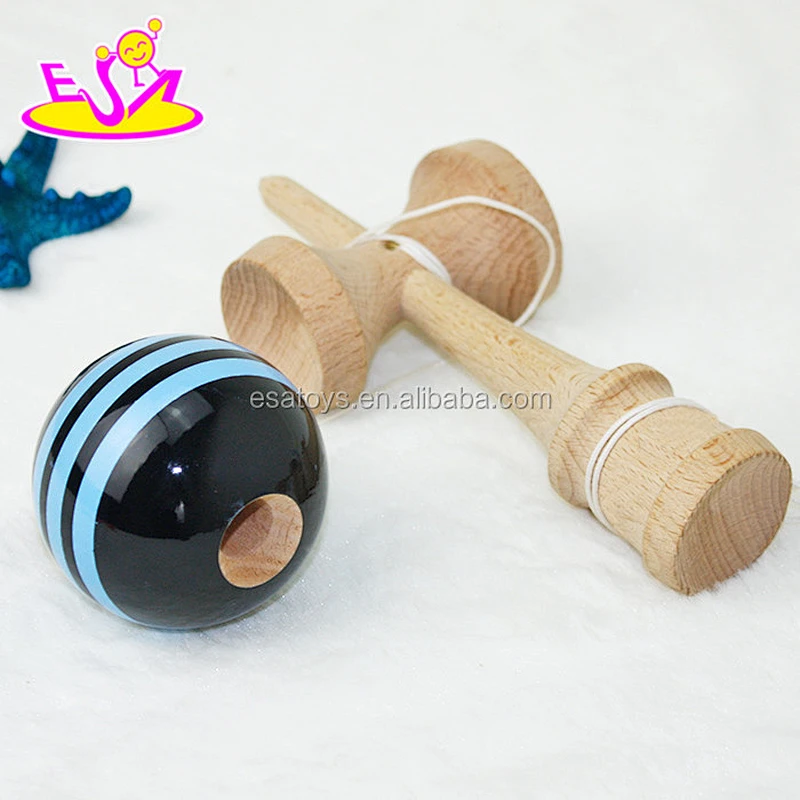 New and popular wooden kendama toy for kids,Cheapest wooden kendama wholesale for children W01A079