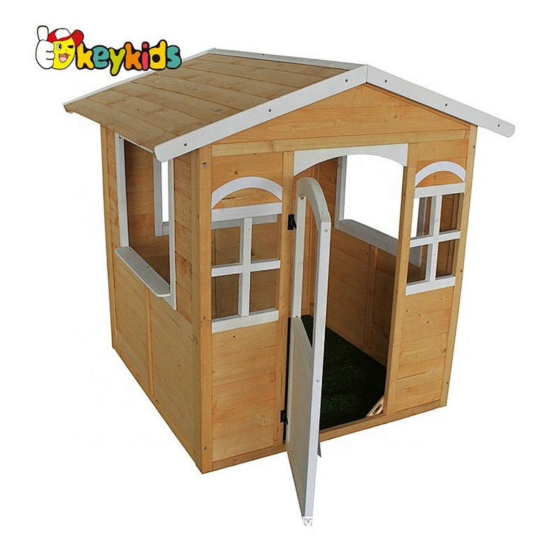 2021 Top sale role play outdoor wooden house for kids W01D084