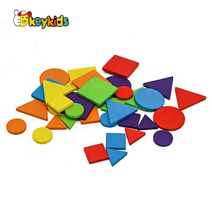 2021 Hot selling colored wooden kids learning color for education W14A247