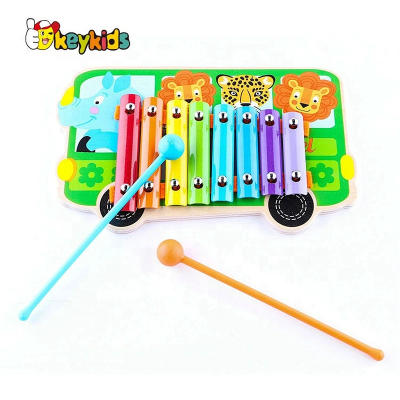 2019 New design musical toys wooden baby xylophone with customize W07C076