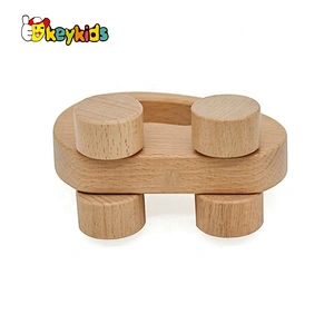 Customize kids mini natural wooden cars for toddlers W04A172D