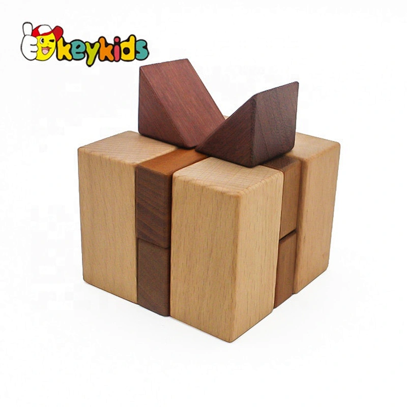 high quality 100PCS educational natural wooden blocks for children W13A157
